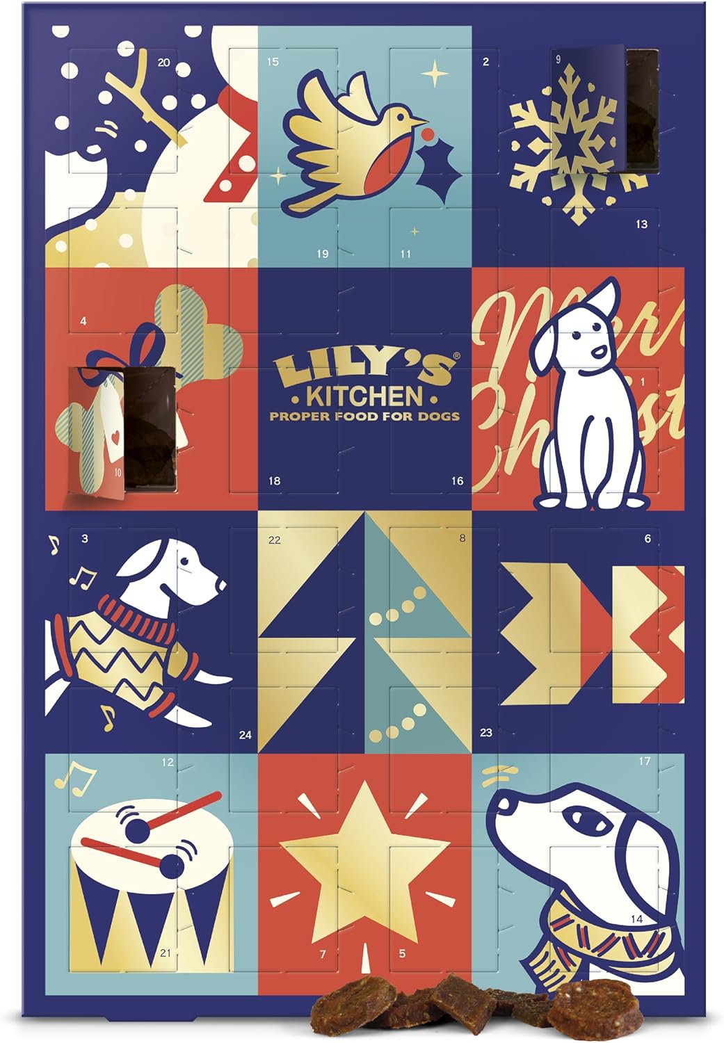 Lily's Kitchen Christmas Advent Calendar - Natural Dog Treats (100g)