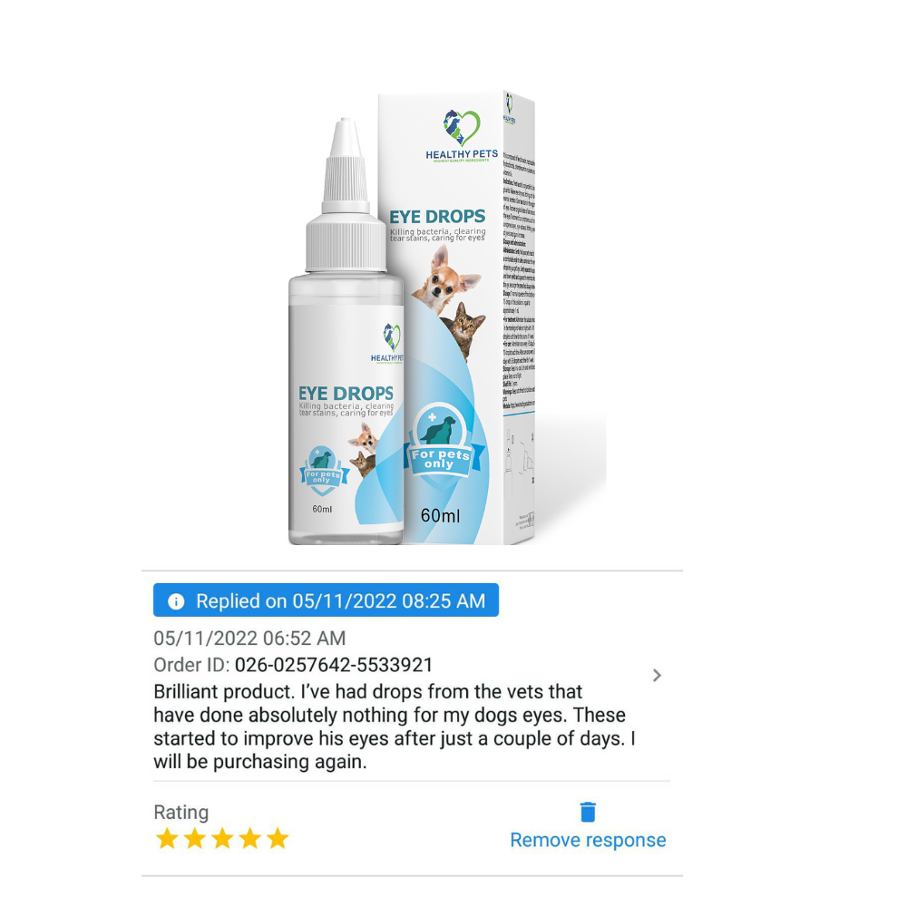 Pet Eye Drops - For Dogs & Cats - 10% Discount for Subscribers
