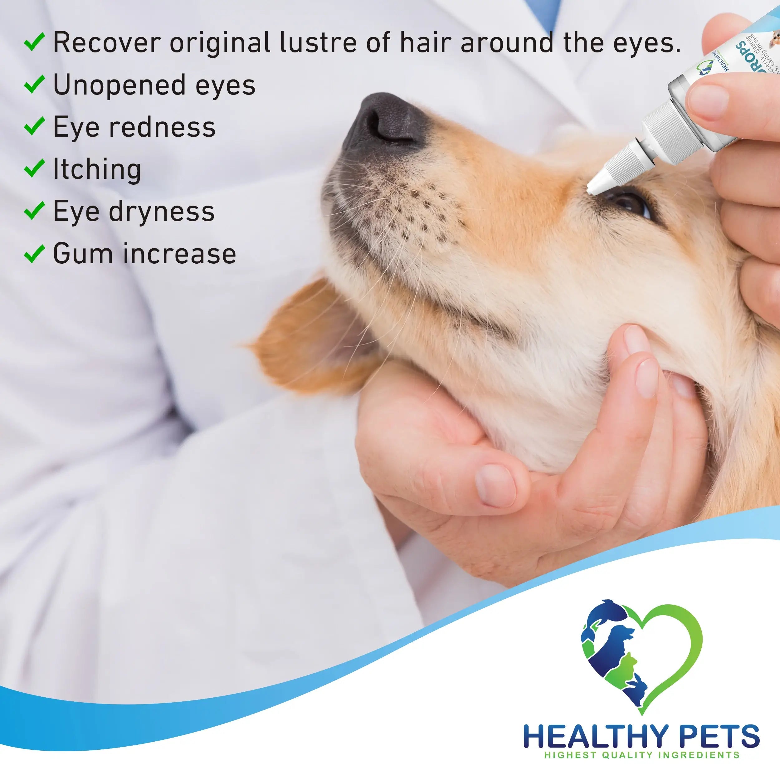 Pet Eye Drops - For Dogs & Cats - 10% Discount for Subscribers